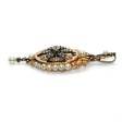 Bijoux anciens - Pendentif ancien perles fines et diamants