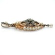 Bijoux anciens - Pendentif ancien perles fines et diamants