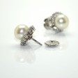 Bijoux anciens - Boucles d'oreilles perles et diamants