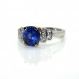 Bijoux récents - Bague saphir et diamants