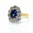 Bijoux récents - Bague pompadour saphir