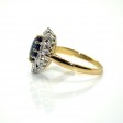 Bijoux récents - Bague pompadour saphir