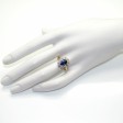 Bijoux récents - Bague pompadour saphir