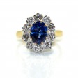 Bijoux récents - Bague pompadour saphir