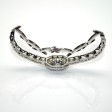 Bijoux anciens - Bracelet Art-Déco en diamants et saphirs calibrés