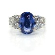 Bijoux récents - Bague saphir et diamants