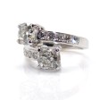 Bijoux récents - Bague toi et moi diamants coussin