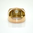 Bijoux anciens - Bague Tank diamants 