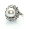 Bijoux récents - Bague perle et diamants