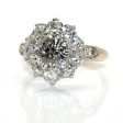 Bijoux anciens - Bague Pompadour diamants 