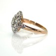 Bijoux anciens - Bague Pompadour diamants 