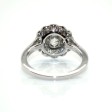 Bijoux anciens - Bague marguerite diamants 