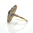 Bijoux anciens - Bague diamants et saphirs