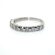 Bijoux récents - Demi-alliance diamants - Env. 1ct