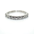 Bijoux récents - Demi-alliance diamants - Env. 1ct