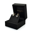 Bijoux anciens - Boucles d'oreilles dormeuses diamants 