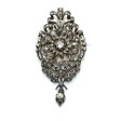 Bijoux anciens - Broche-Pendentif Napoléon III 