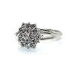 Bijoux récents - Bague marguerite diamants vintage