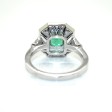 Bijoux récents - Bague émeraude et diamants