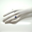 Bijoux récents - Bague saphir et diamants baguettes