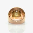 Bijoux anciens - Bague boule constellation en or et diamants
