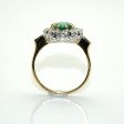 Bijoux récents - Bague pompadour émeraude