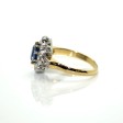 Bijoux récents - Bague pompadour saphir et diamants