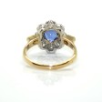 Bijoux récents - Bague pompadour saphir et diamants