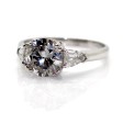 Bijoux récents - Bague solitaire diamant 1,56 carat