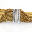 Bijoux anciens - Bracelet vintage en or et diamants