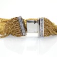 Bijoux anciens - Bracelet vintage en or et diamants