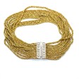 Bijoux anciens - Bracelet vintage en or et diamants