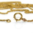 Bijoux anciens - Long sautoir ancien en or 
