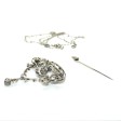 Bijoux anciens - Pendentif / broche Belle époque en diamants