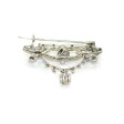 Bijoux anciens - Pendentif / broche Belle époque en diamants