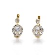 Bijoux anciens - Boucles d'oreilles dormeuses diamants 