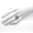 Bijoux anciens - Bague fleur diamants