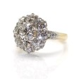 Bijoux anciens - Bague Pompadour diamants 