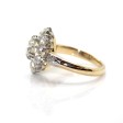 Bijoux anciens - Bague Pompadour diamants 
