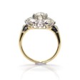 Bijoux anciens - Bague Pompadour diamants 
