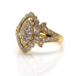 Bijoux anciens - CARTIER - Bague diamants vintage 