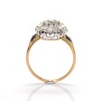 Bijoux anciens - Bague Pompadour diamants 