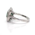 Bijoux récents - Bague émeraude et diamants