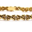 Bijoux anciens - Collier vintage en or et diamants
