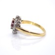 Bijoux récents - Bague pompadour rubis et diamants