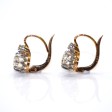 Bijoux anciens - Boucles d'oreilles dormeuses diamants 