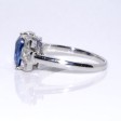 Bijoux anciens - Bague art deco saphir et diamants 