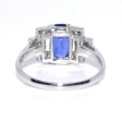 Bijoux anciens - Bague art deco saphir et diamants 