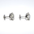Bijoux anciens - Boucles d'oreilles (puces) diamants - 6,00 carats total
