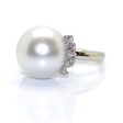 Bijoux Récents - Bague vintage perle et diamants